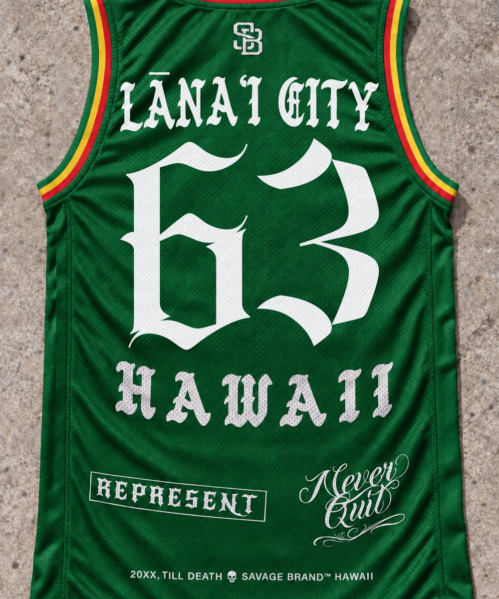 Lanai City 63 Jersey Tank Rasta - Back