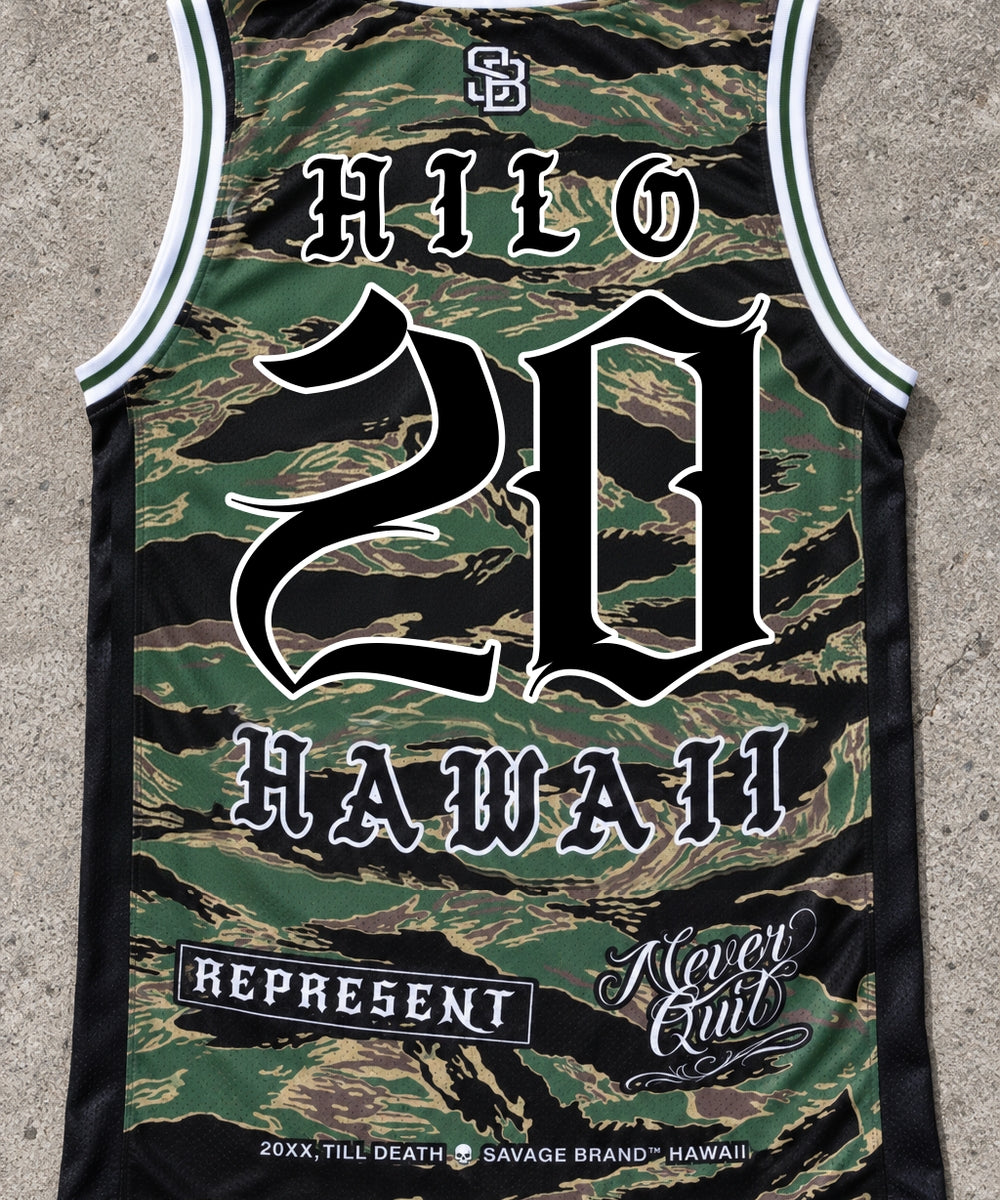 Hilo 20 Jersey Tank Camo - Back