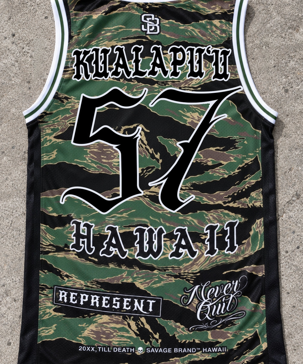 Kualapuu 57 Jersey Tank Camo - Back