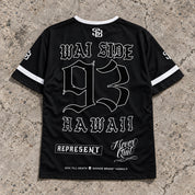 Wai Side 93 Short-Sleeve Jersey Black - Back