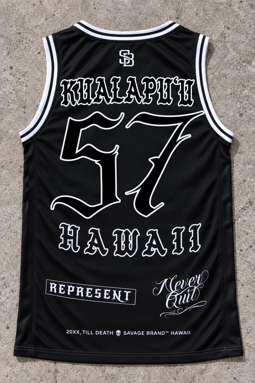 Kualapuu 57 Jersey Tank Black - Back