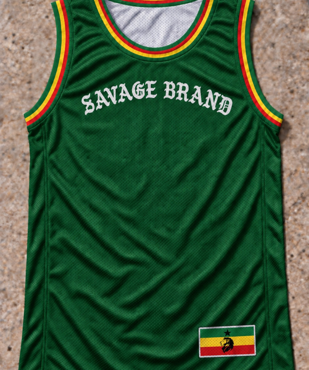 Waimea 43 Jersey Tank Rasta - Front
