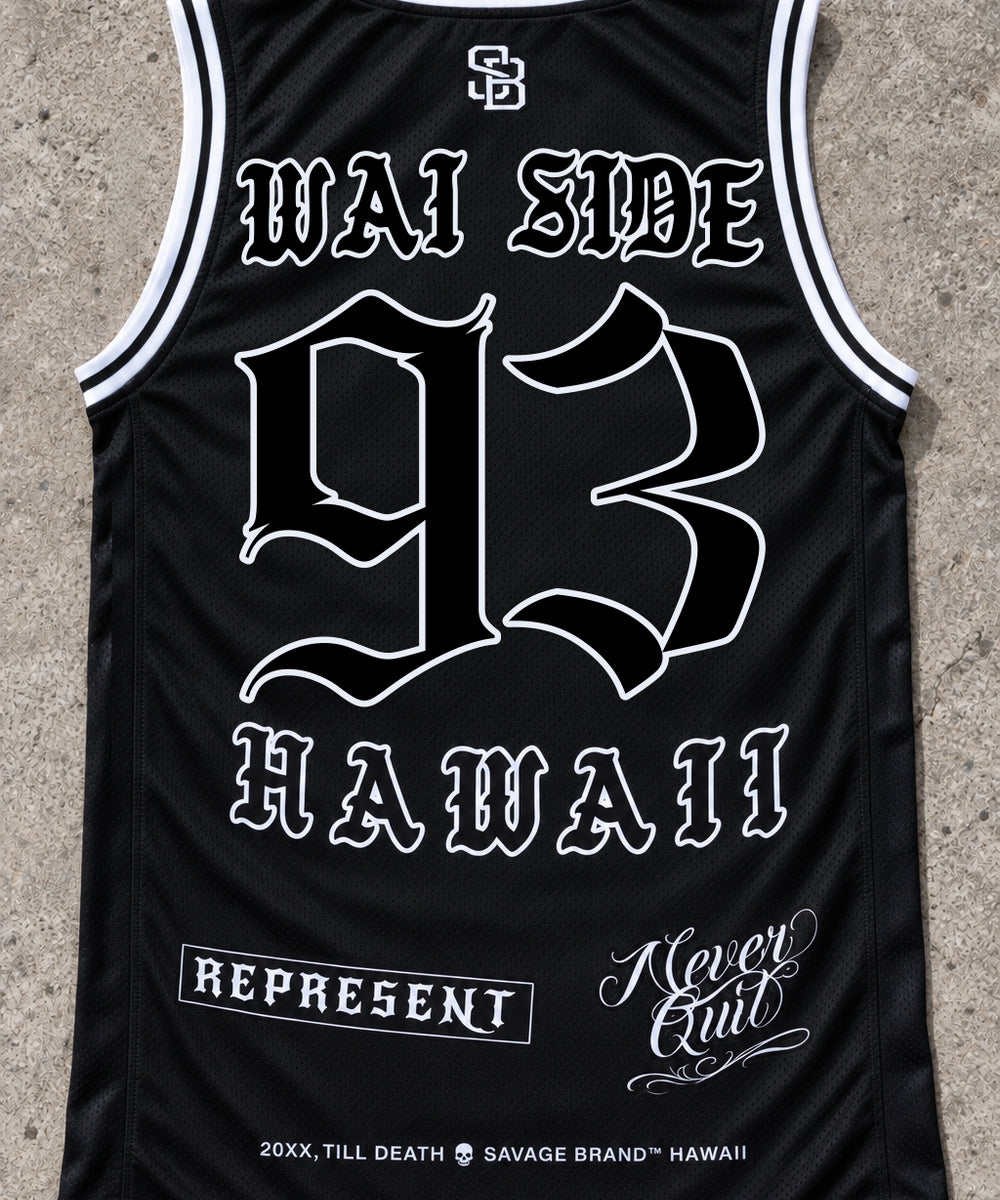 Wai Side 93 Jersey Tank Black - Back