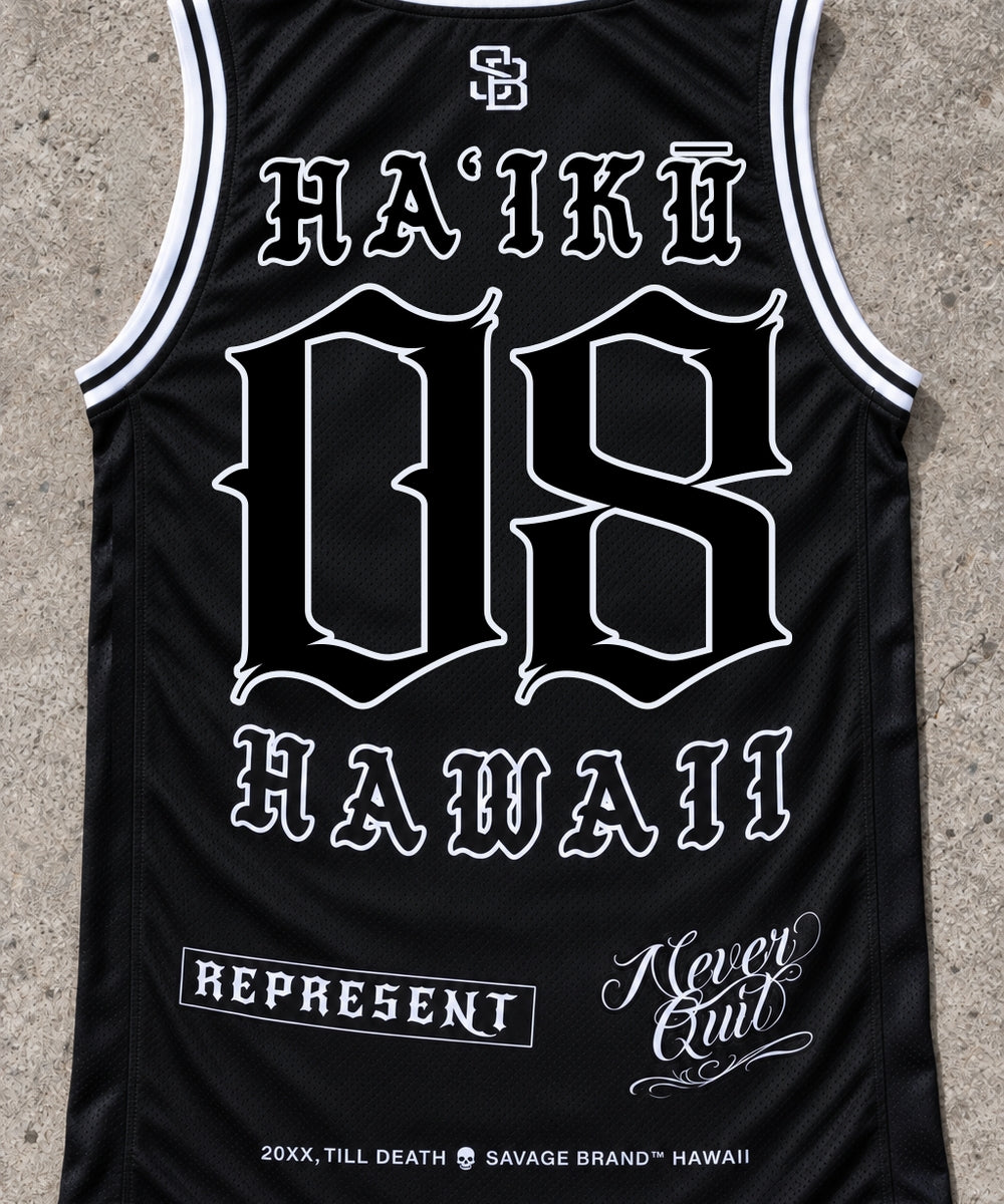 Haiku 08 Jersey Tank Black - Back