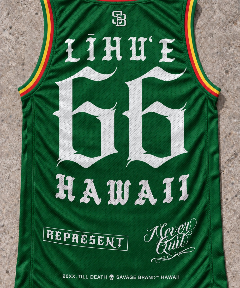 Lihue 66 Jersey Tank Rasta - Back