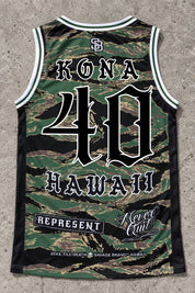 Kona 40 Jersey Tank Camo - Back
