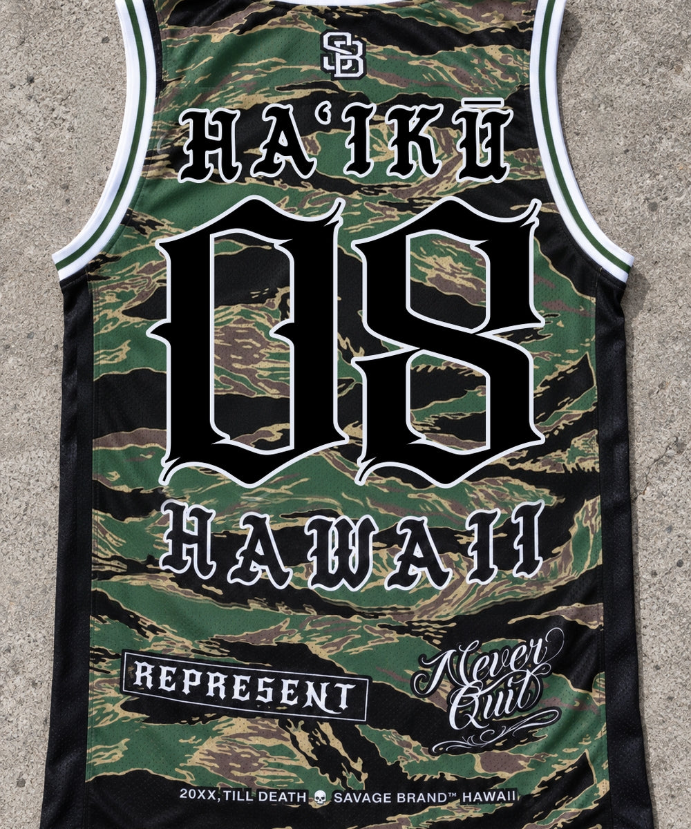 Haiku 08 Jersey Tank Camo - Back