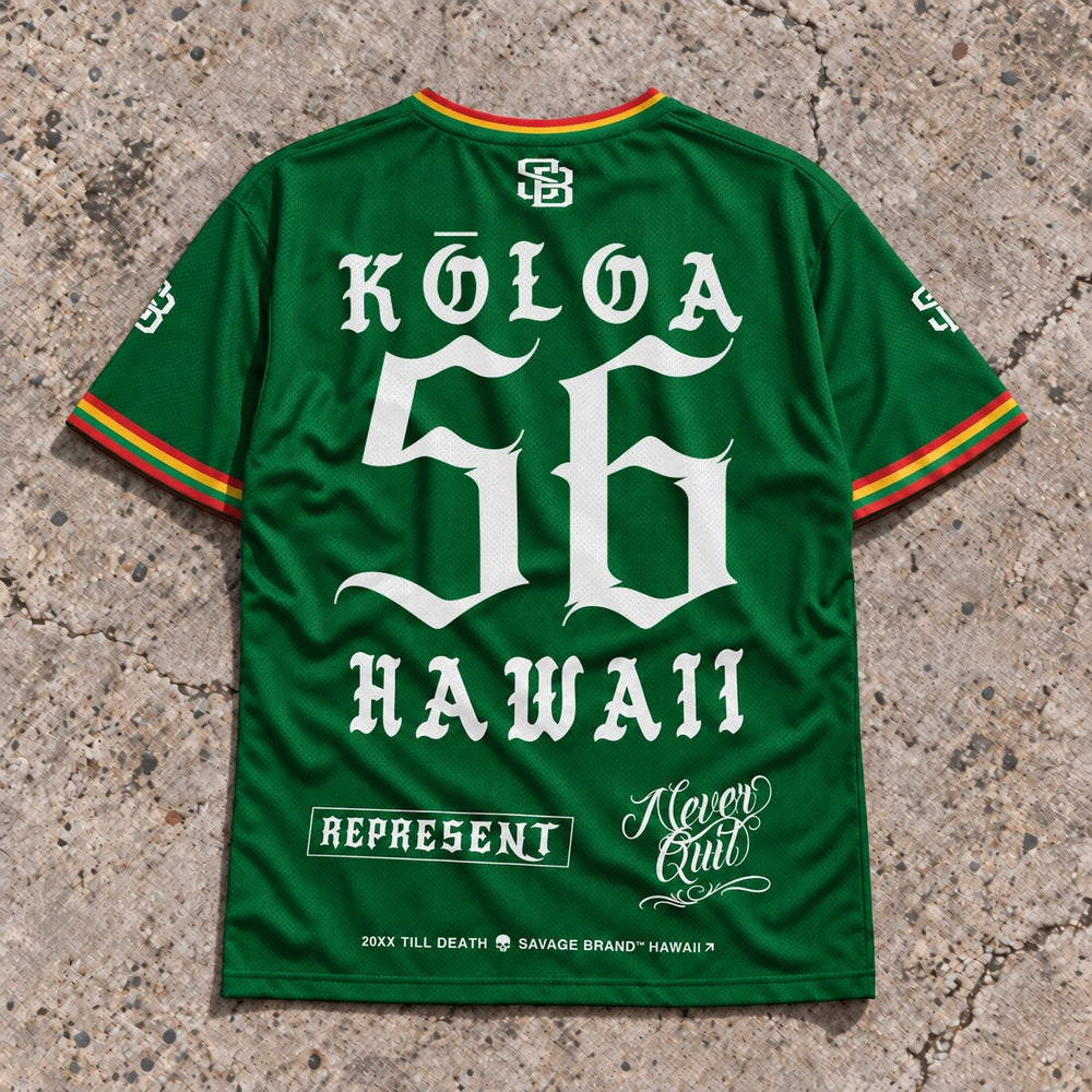 Koloa 56 Short-Sleeve Jersey Rasta - Back