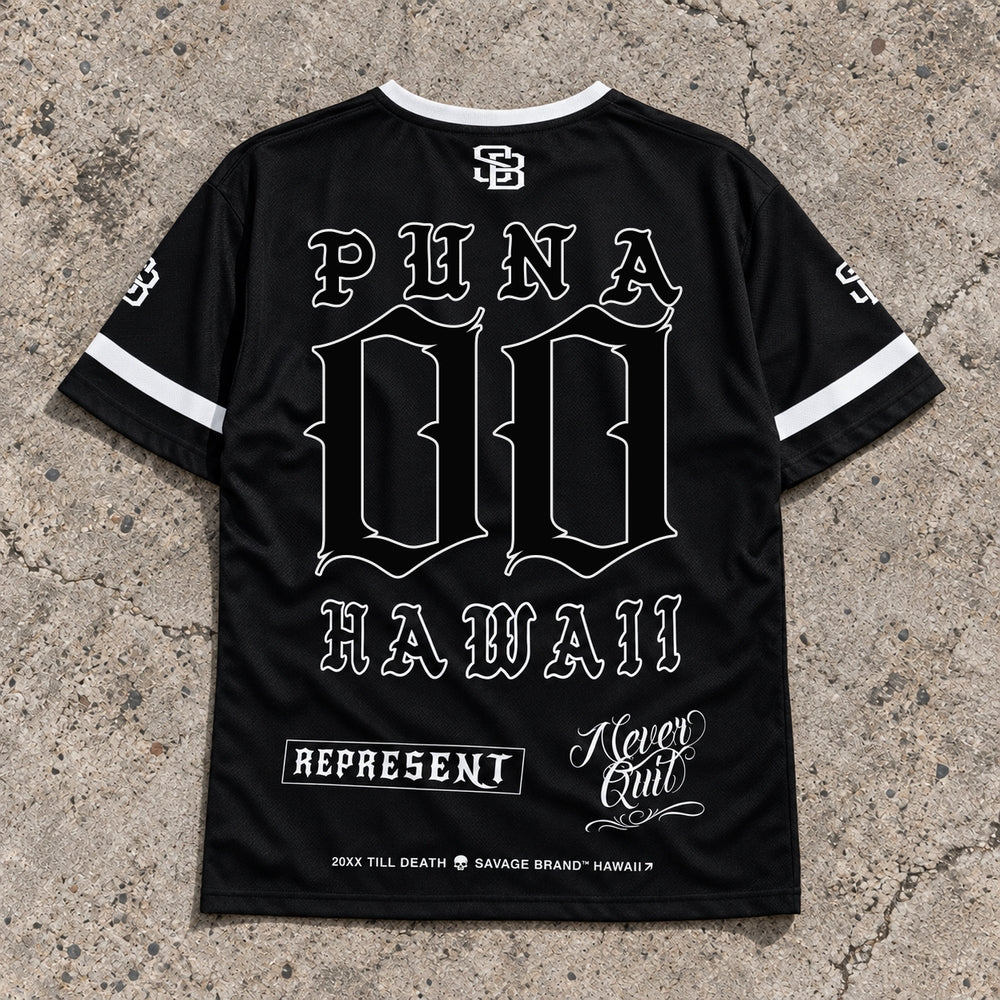 Puna 00 Short-Sleeve Jersey Black - Back