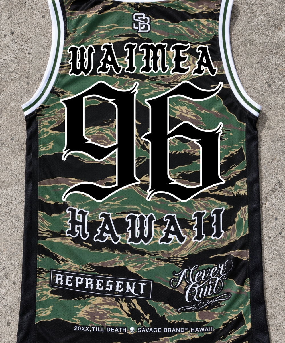 Waimea 96 Jersey Tank Camo - Back