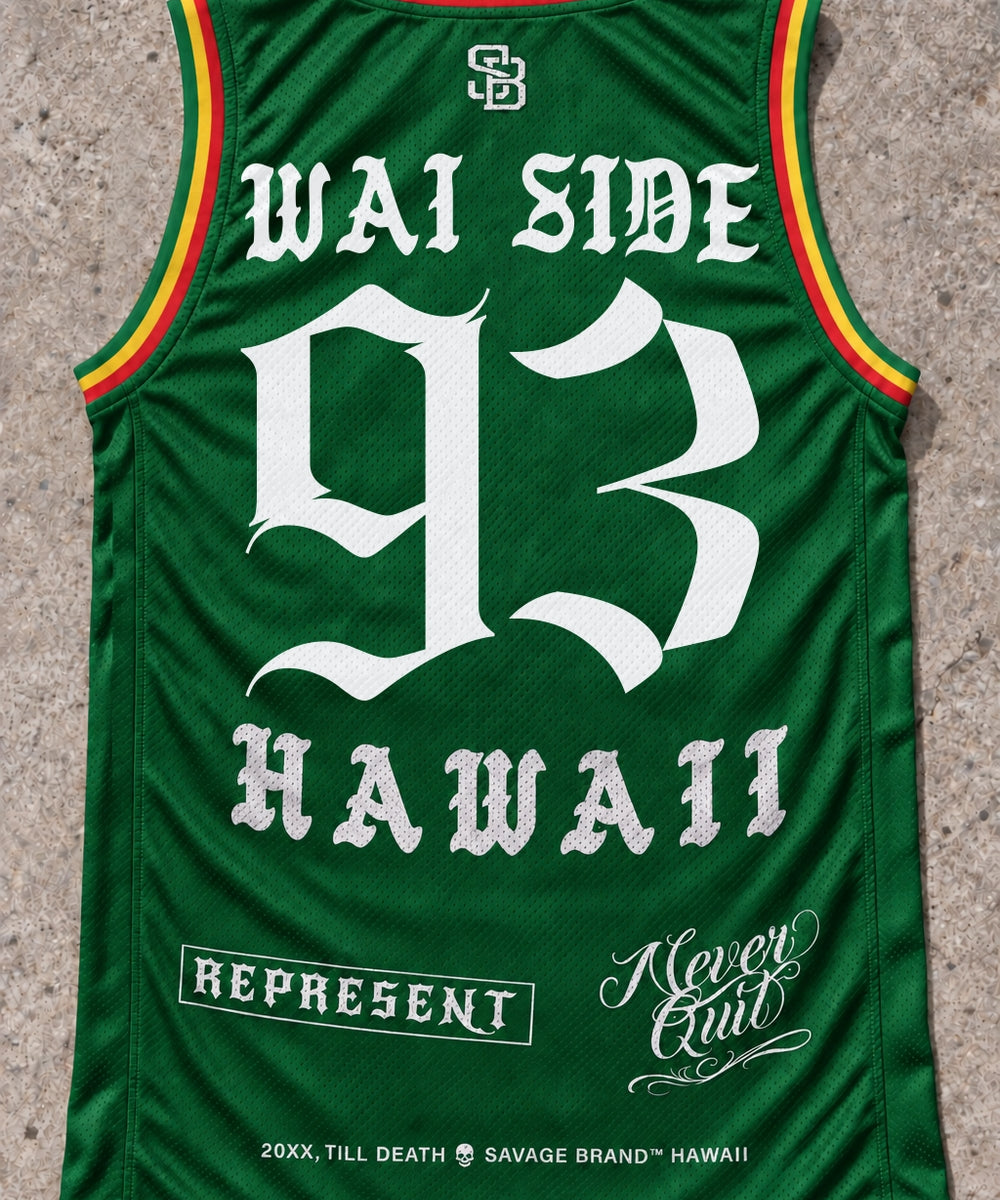 Wai Side 93 Jersey Tank Rasta - Back