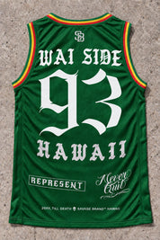 Wai Side 93 Jersey Tank Rasta - Back