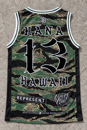 Hana 13 Jersey Tank Camo - Back