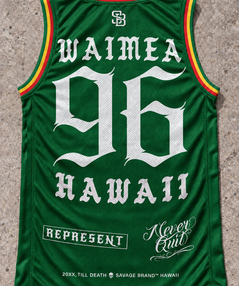 Waimea 96 Jersey Tank Rasta - Back