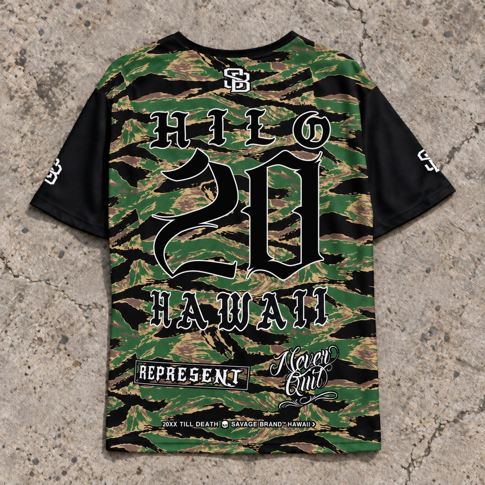 Hilo 20 Short-Sleeve Jersey Camo - Back