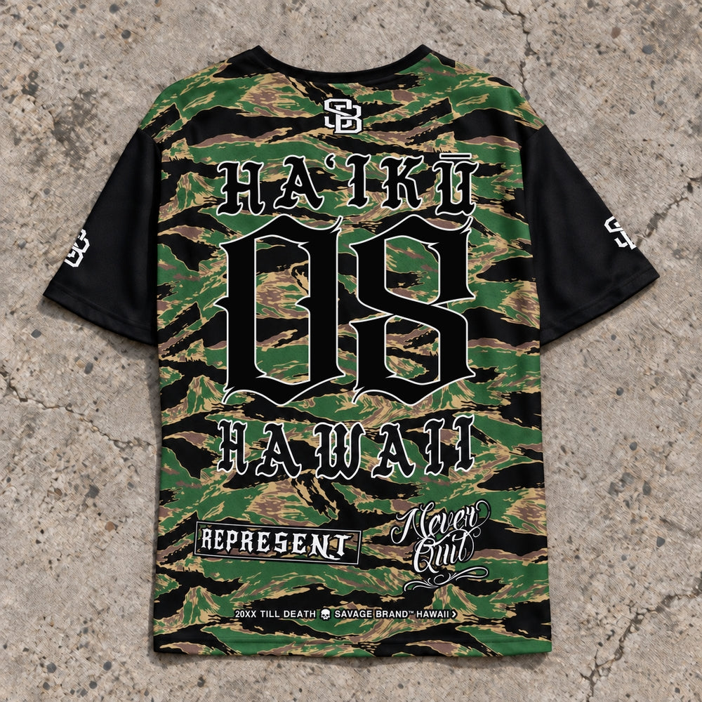 Haiku 08 Short-Sleeve Jersey Camo - Back