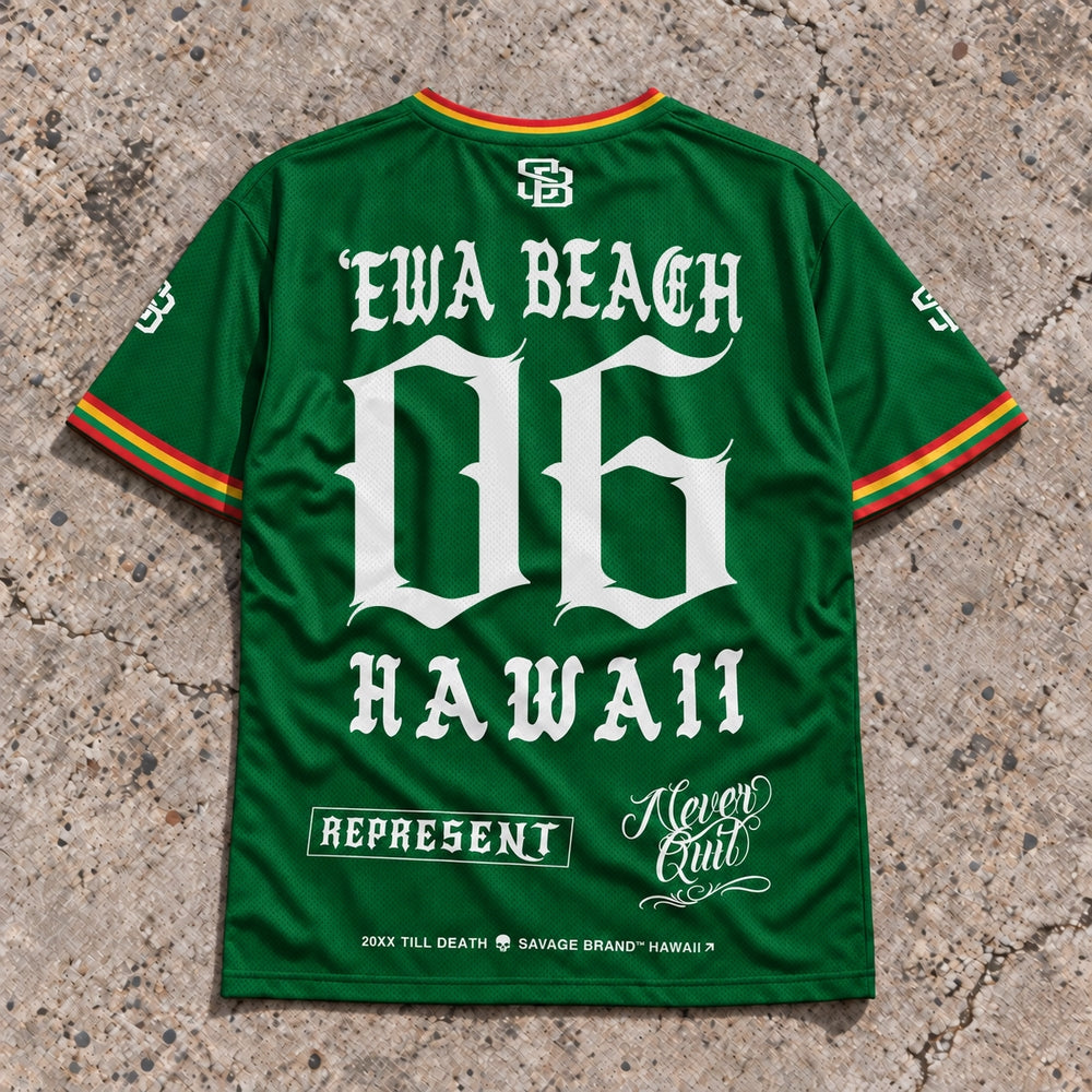 Ewa Beach 06 Short-Sleeve Jersey Rasta - Back