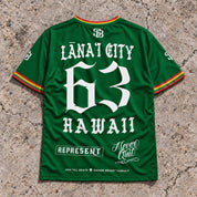 Lanai City 63 Short-Sleeve Jersey Rasta - Back