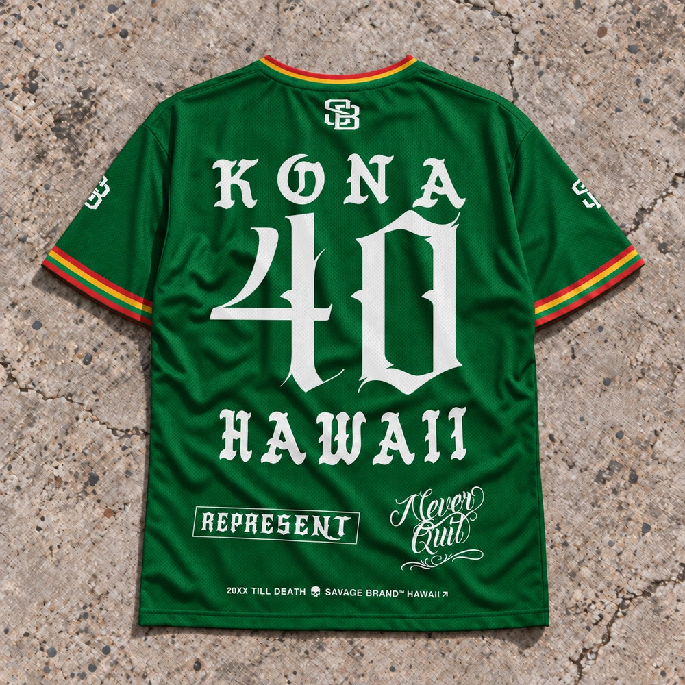 Kona 40 Short-Sleeve Jersey Rasta - Back