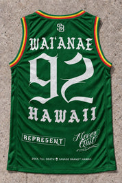 Waianae 92 Jersey Tank Rasta - Back