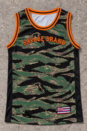 Mililani 89 Jersey Tank — Camo Orange — front view