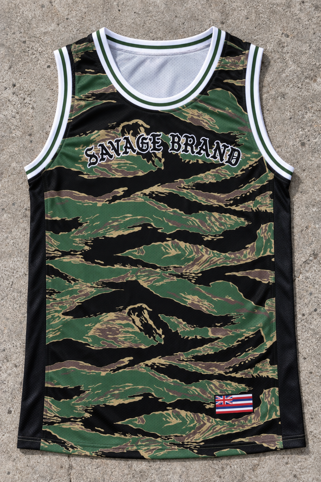 Lahaina 61 Jersey Tank — Camo