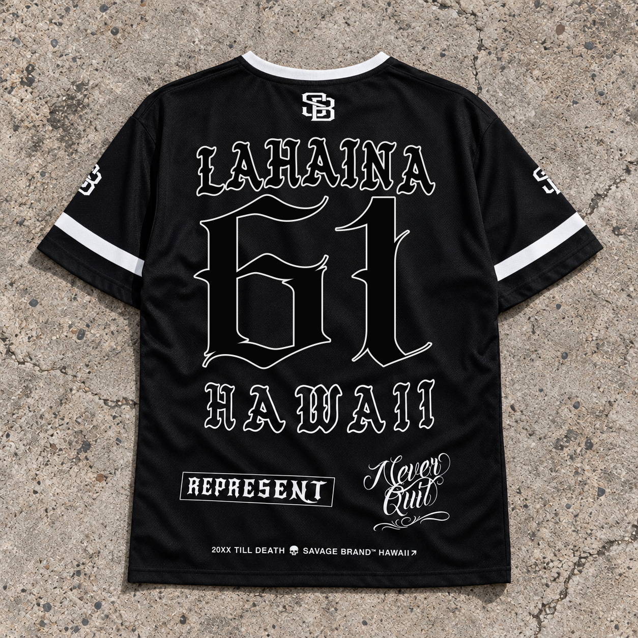 Lahaina 61 Short-Sleeve Jersey — Black