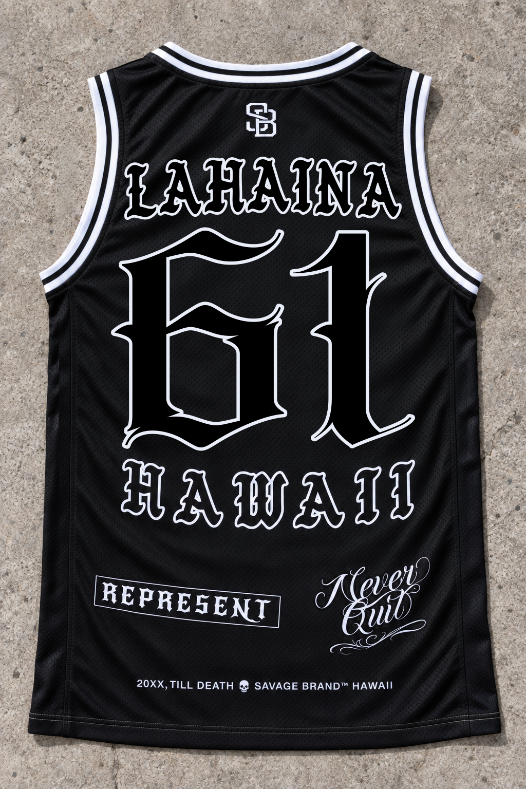 Lahaina 61 Jersey Tank — Black
