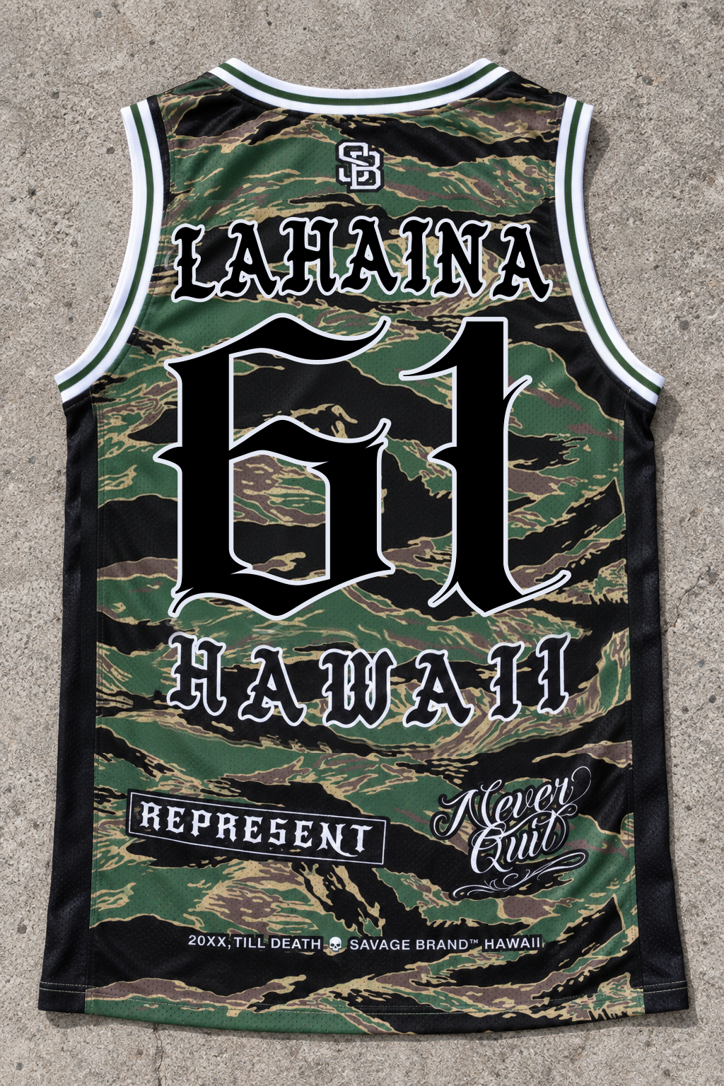 Lahaina 61 Jersey Tank — Camo
