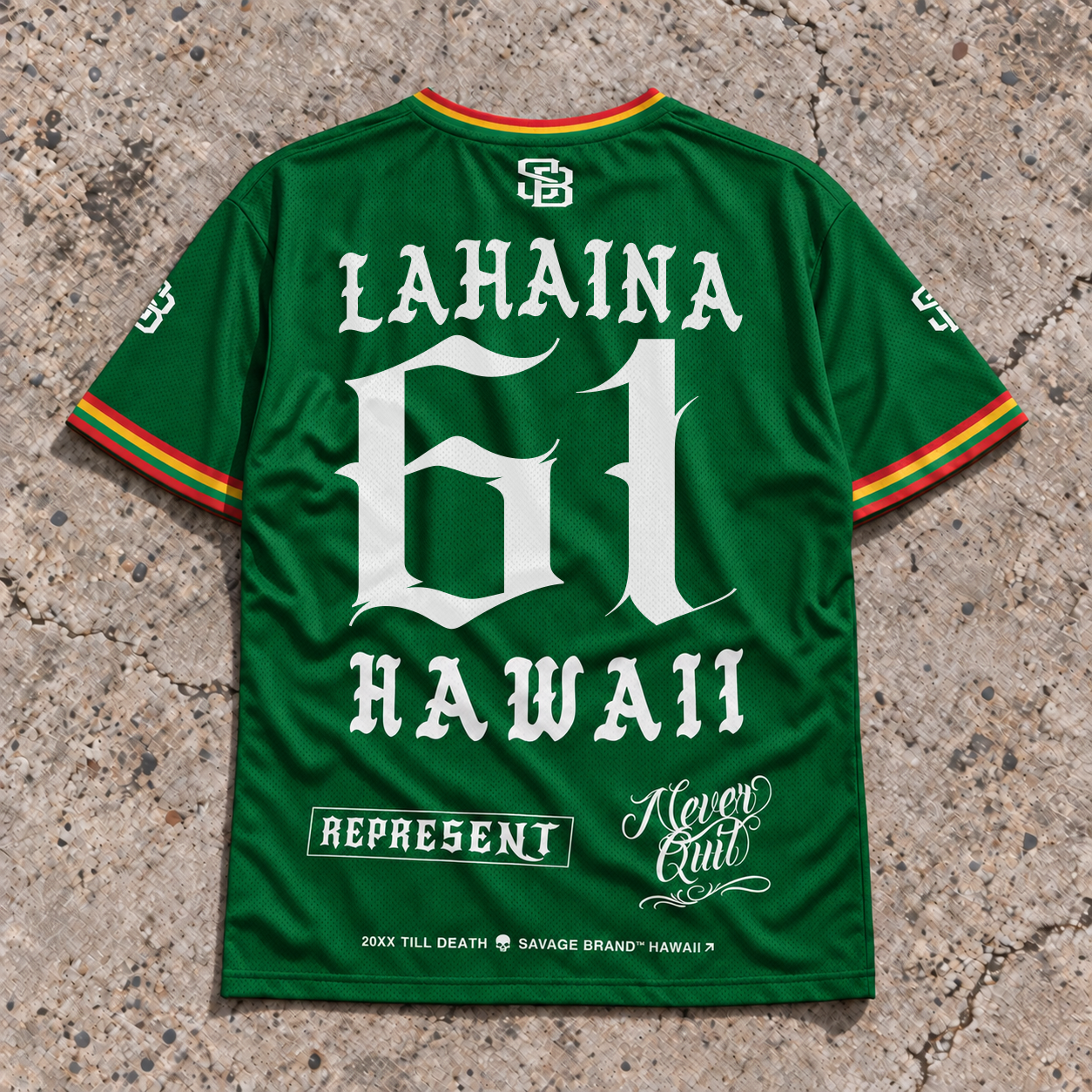 Lahaina 61 Short-Sleeve Jersey — Rasta